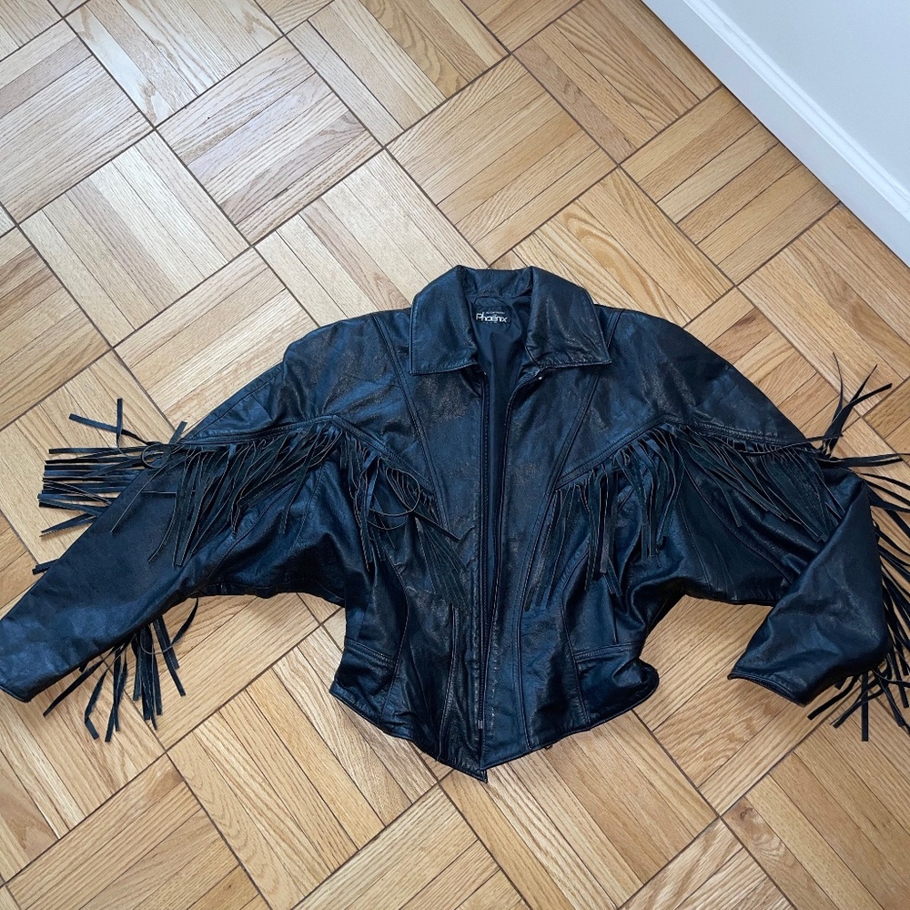 Vintage leather jacket